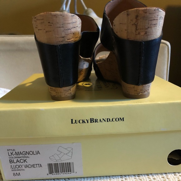 Black Wedges -Lucky Brand - Picture 1 of 5